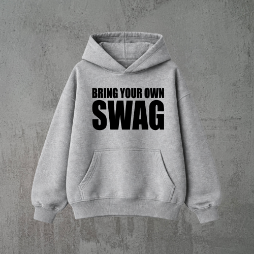 bring your own swag szara bluza czarny.png